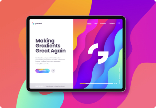 Gradient Website Development
